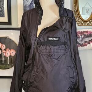 unisex black "denim factory copper rivet"